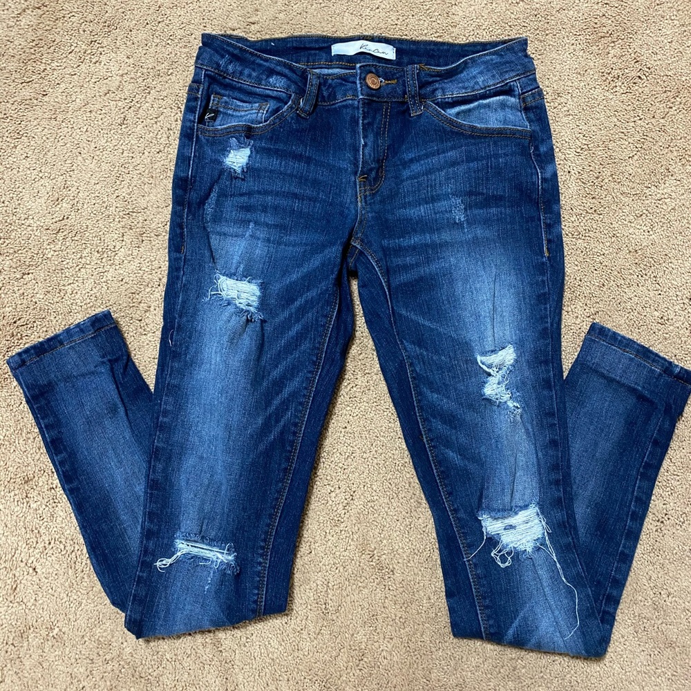 KanCan Distressed Skinny Jeans